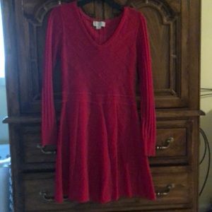 Long sleeve sweater dress
